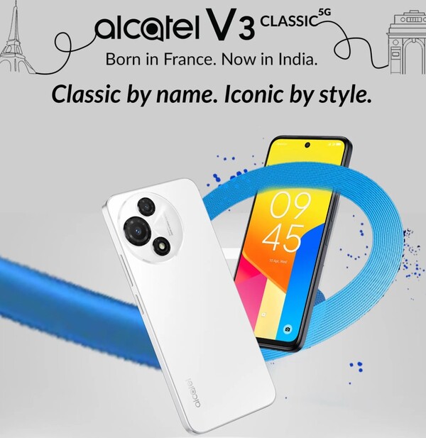 Alcatel V3 Classic 5G avrà un display NXTVISION. (Fonte immagine: Flipkart)