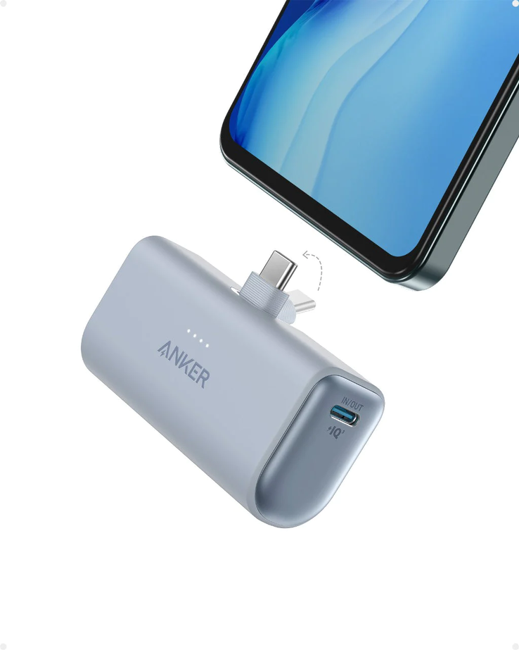 Anker Nano Power Bank (22,5 W, connettore USB-C integrato). (Fonte: Anker)