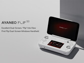 Ayaneo Flip ha un doppio display, una novità assoluta per un palmare Windows. (Fonte: Ayaneo)