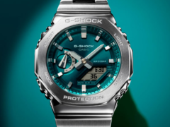 Gli orologi G-Shock GM-2110D-3A1 (nella foto) e GM-2110D-8A di Casio potrebbero essere lanciati nel 2025. (Fonte: Casioblog)
