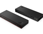 Il nuovo dock Thunderbolt 5 di Lenovo sembra essere relativamente compatto, viste le porte che contiene. (Fonte immagine: via Evan Blass)