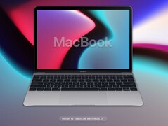 Un'ipotesi di design per la prossima generazione di MacBook ARM (Image Source: apple_lab, komiya_kj)