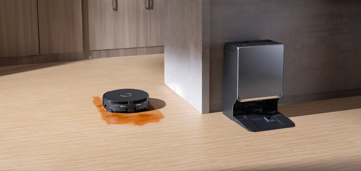 Il Narwal Flow 2 lava con un sistema di pulizia Track-Mop da 60 °C.