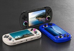 L'RG40XX H sarà disponibile nel corso di questa settimana in tre opzioni di colore. (Fonte: Anbernic)