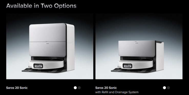 Il robot aspirapolvere Roborock Saros 20 Sonic. (Fonte: Roborock)