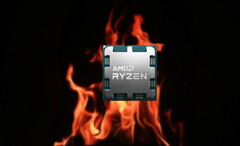 Le CPU AMD Zen 4 potrebbero essere difficili da raffreddare anche con gli AIO (Fonte: Cullan Smith su Unsplash/AMD-edited)