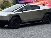 Il primo Cybertruck al dettaglio mostra che Tesla ha mantenuto l'enorme tergicristallo singolo (immagine: @SERobinsonJr/Twitter)