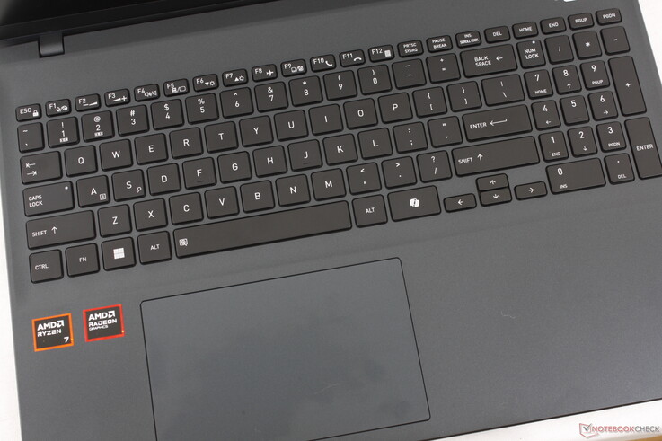 Sebbene il clickpad sia di dimensioni decenti (~13,4 x 8,3 cm), il suo feedback può risultare spugnoso e insoddisfacente