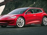 Il Modello 2 assomiglierà a una mini Model Y, non a una hot hatch (immagine rendering: Autocar)