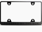 La nuova targa "Powered by the sun" (immagine: Tesla)