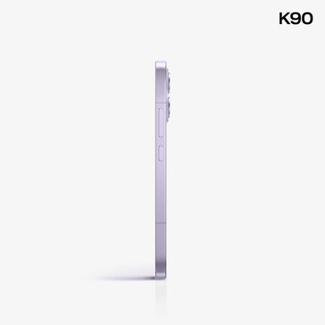 Il profilo laterale del Redmi K90. (Fonte: Redmi)