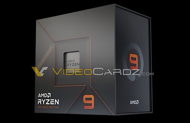Presunta confezione di vendita al dettaglio di AMD Ryzen 9 7000. (Fonte: VideoCardz)