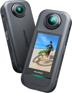 La action camera Akaso 360 è dotata di una stabilizzazione supersmooth a 360 gradi per riprese stabili (fonte: Akaso)