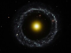 Un'immagine che mostra l'Oggetto di Hoag.