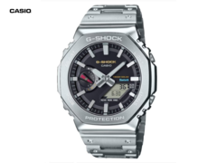 Il Casio G-Shock GM-B2100SD-1C (nella foto) avrà un quadrante nero con una cassa in acciaio color argento. (Fonte: Grande Mondo G-Shock)