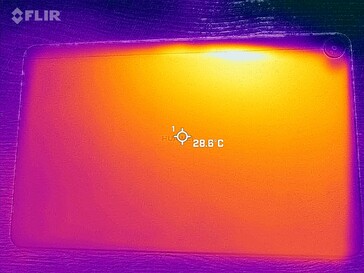 Heatmap Lato posteriore