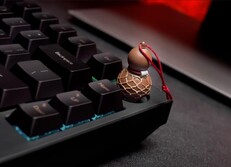 Tastiera meccanica wireless Keychron Black Myth Wukong Manopola a zucca. (Fonte: Keychron)