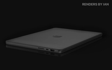 MacBook Pro 14 concept. (Fonte immagine: @RendersbyIan)