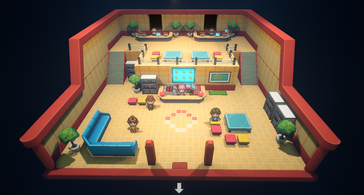 Nella foto: uno screenshot del gameplay tratto da Pokémon Gamma Emerald.
