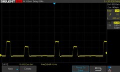 luminosità al 25%: 15,42 kHz PWM