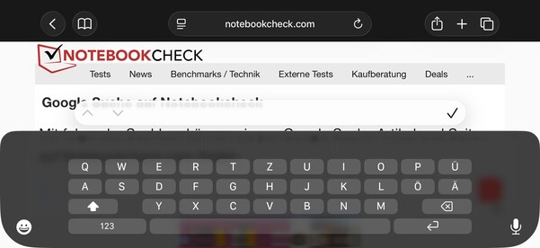 Paesaggio della tastiera