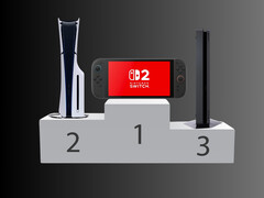 Switch 2 in cima al podio delle vendite del lancio della console (Fonte: Nintendo of America, Sony PlayStation, Freepik con modifiche)