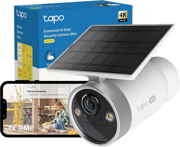 La telecamera di sicurezza solare TP-Link Tapo C465. (Fonte: Tapo)