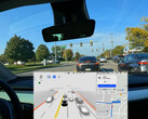La modalità Full Self-Driving di Tesla in azione (immagine: Dirty Tesla)