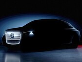 La foto teaser della Mercedes Classe C EV elettrica (Fonte: Mercedes-Benz)