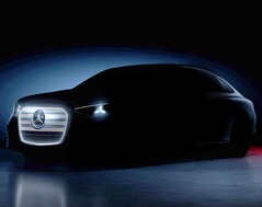 La foto teaser della Mercedes Classe C EV elettrica (Fonte: Mercedes-Benz)