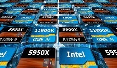 UserBenchmark ha grandi lodi per Intel Rocket Lake ma non ha tempo per il meglio della serie Ryzen 5000 di AMD. (Fonte immagine: Nextgov/UserBenchmark - modificato)