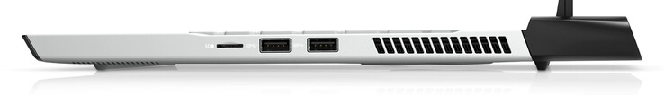 A destra: microSD, 2x USB-A 3.0 (fonte dell'immagine: Dell)