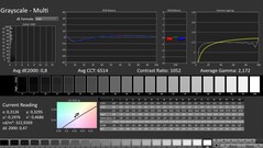 CalMAN: scala di grigi (calibrata)