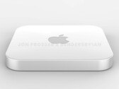Il Mac mini di nuova generazione e il supporto dell'iMac condividono un design simile. (Fonte: Jon Prosser &amp; Ian Zelbo)