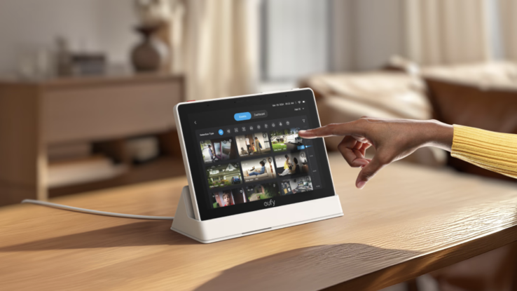 Lo Smart Display eufy E10. (Fonte: eufy via Coolblue)