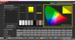 CalMAN ColorChecker calibrato
