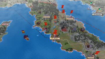 Nella foto: uno screenshot di gioco tratto da Aggressors: Ancient Rome.