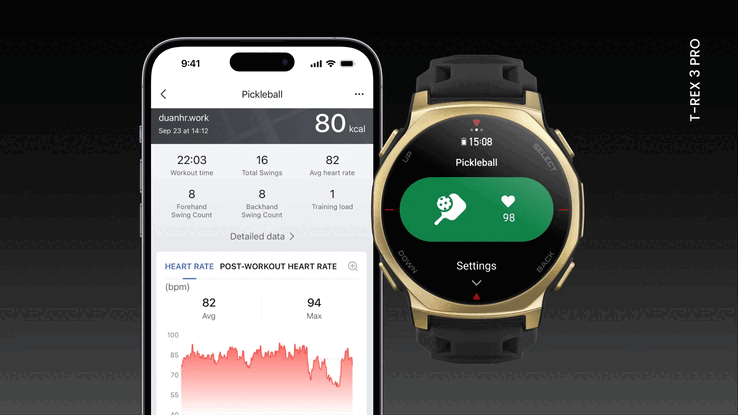 L'aggiornamento software di settembre 2026 di Amazfit migliora il pickleball