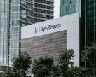 Il logo di ByteDance sull'edificio degli uffici dell'azienda a Singapore (Fonte: Claudio Schwarz - Unsplash)