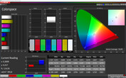 CalMAN: Spazio colore - Automatico (spazio colore target DCI-P3)