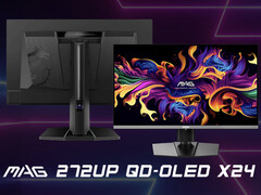 MAG 272UP X24 è una versione ridotta di MPG 272URX in alcune aree. (Fonte: MSI)
