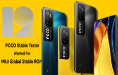 Lo smartphone POCO M3 Pro 5G si è unito alla lista dei telefoni POCO che possono essere testati con la MIUI. (Fonte immagine: POCO - modificato)