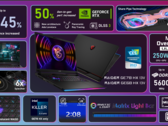 Il portatile da gioco MSI Raider GE78 HX è stato presentato al CES 2023 (immagine via MSI)