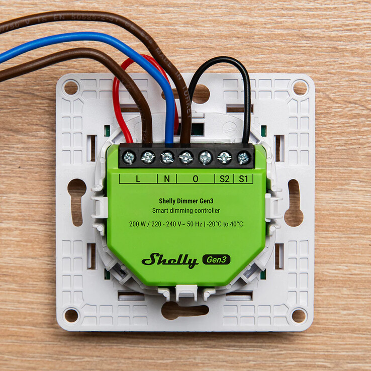 Il Dimmer Shelly Gen4. (Fonte: Shelly)