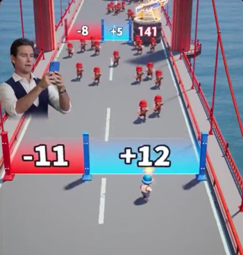 Un fermo immagine dell'annuncio in questione. (Fonte immagine: TikTok)