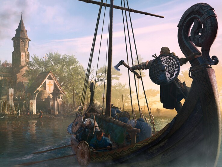 Assassin's Creed Valhalla: In questo RPG d'azione, i giocatori vivono l'epoca vichinga del IX secolo. (Fonte: Steam)
