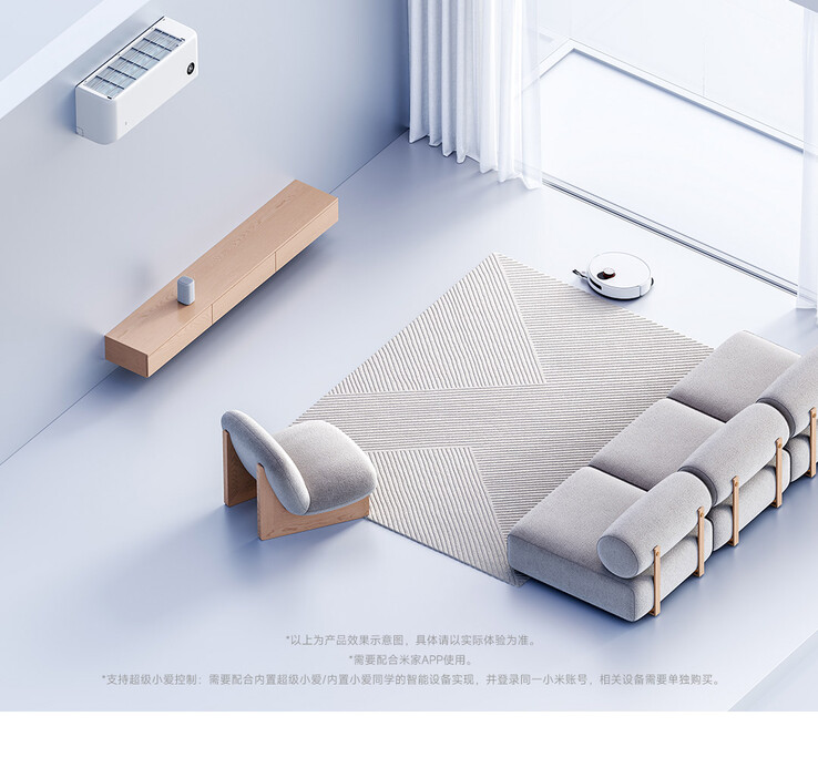 Il condizionatore Xiaomi Mi Home Super Energy Saving 1.5 HP supporta HyperConnect. (Fonte immagine: Xiaomi) 