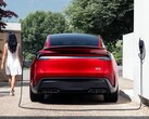 Ricarica della Tesla Model Y.
