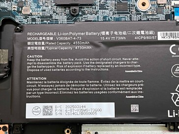 Informazioni sulla batteria