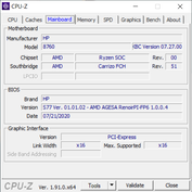 CPU-Z - Scheda madre